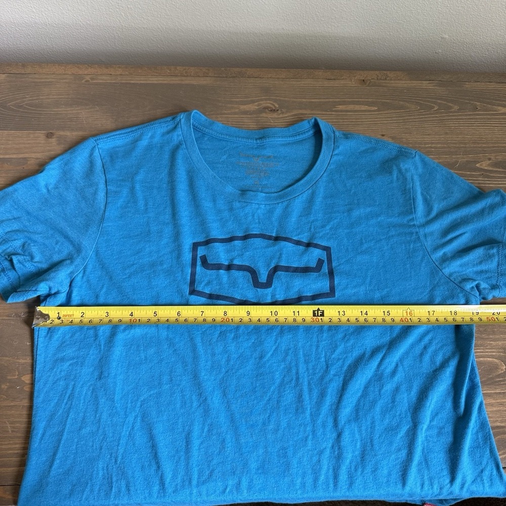 Kimes Ranch Womens XL Blue Logo Crewneck Short Sleeve Tee T-Shirt Western - Picture 6 of 7